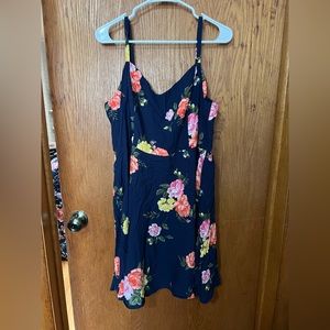 NWT! Old Navy Blue Floral Print Summer Dress